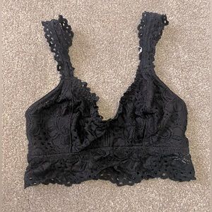 Aeropostale black lace bralette